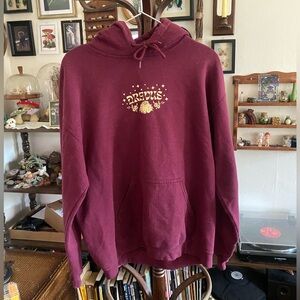 maroon pacsun Dravus hoodie
